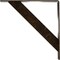 Ekena Millwork Traditional Steel Bracket, Antiqued Brass 2"W x 16"D x 16"H BKTM02X16X16TRABS - alternate 4